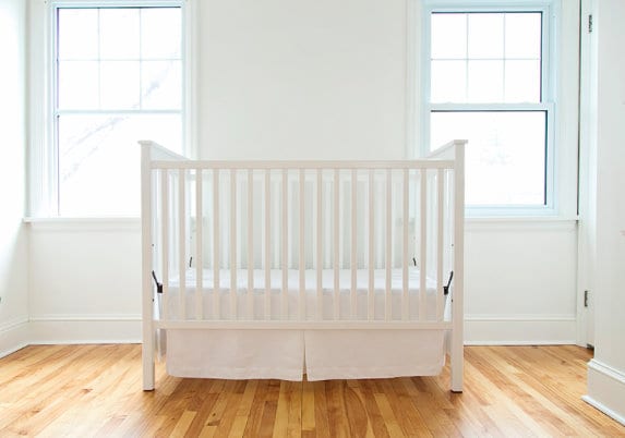 Step 3 of the first 5 steps to plan a nursery is to purchase or register for the big furniture!