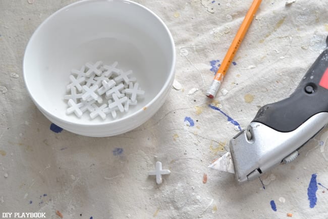 DIY Tile tools from Bridget's backsplash project. 