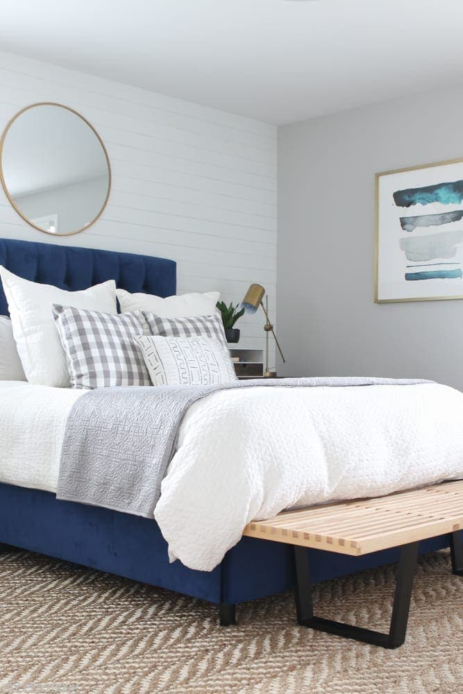 Bridget from DIY Playbook loves her beauty rest! She worked hard to make her master bedroom a relaxing oasis. 