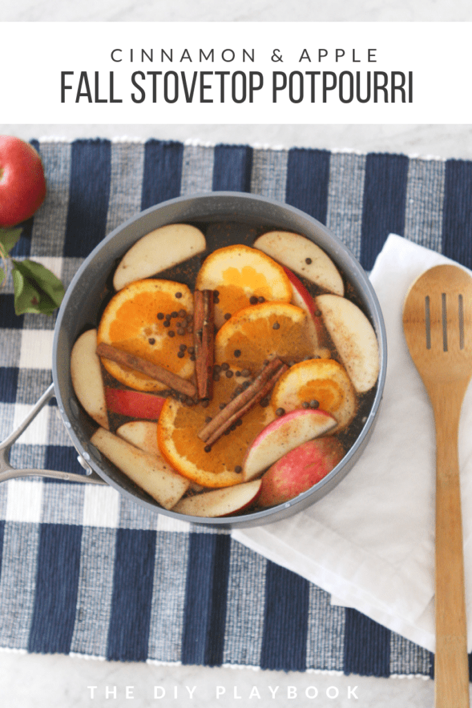 How to make a fall stovetop potpourri with cinnamon and apples