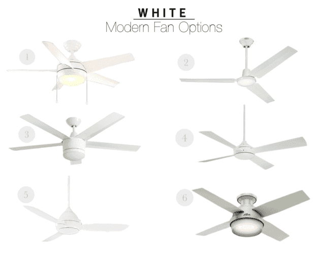 white_modern_fan_options