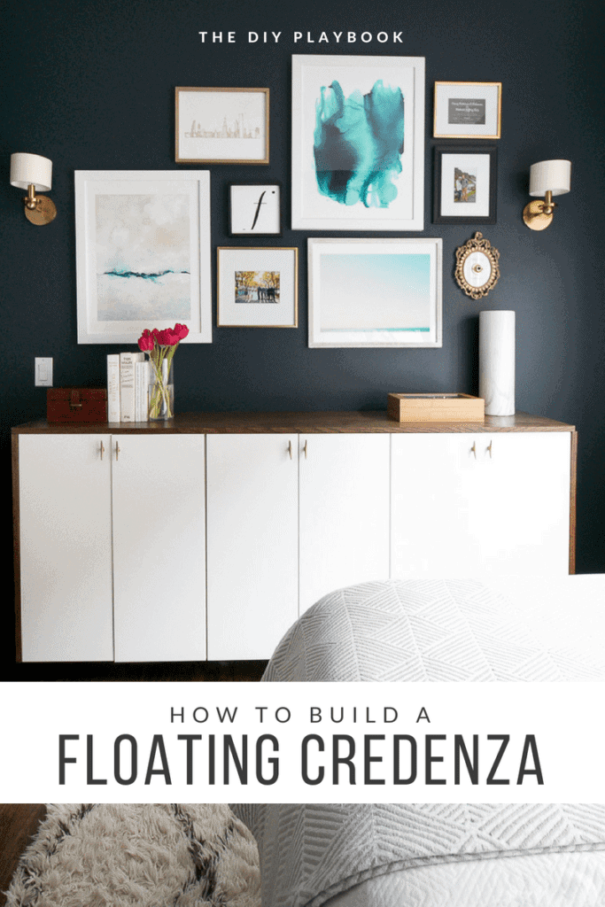 How to build a floating credenza for extra storage