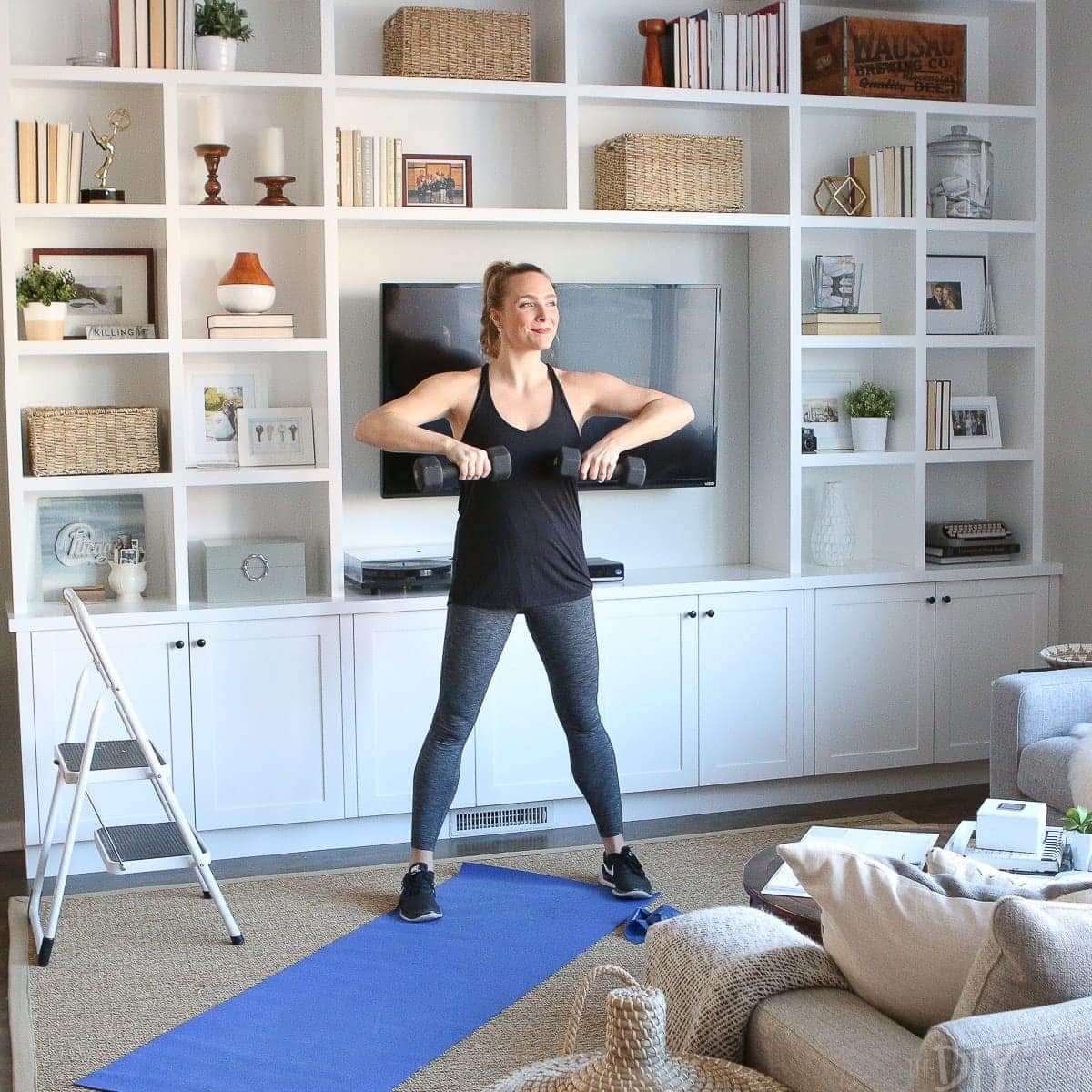 How to accomplish an at-home workout