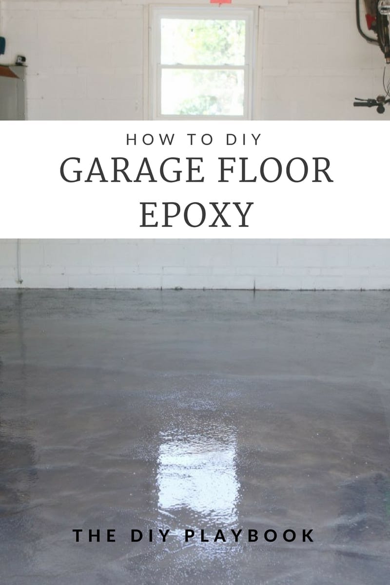 Sealing Garage Floor DIY Project with Epoxy | DIY Playbook