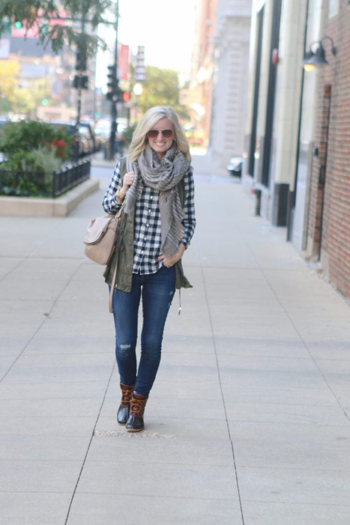 bridget-fall-plaid-vest-boots-jeans-casual-fashion-7