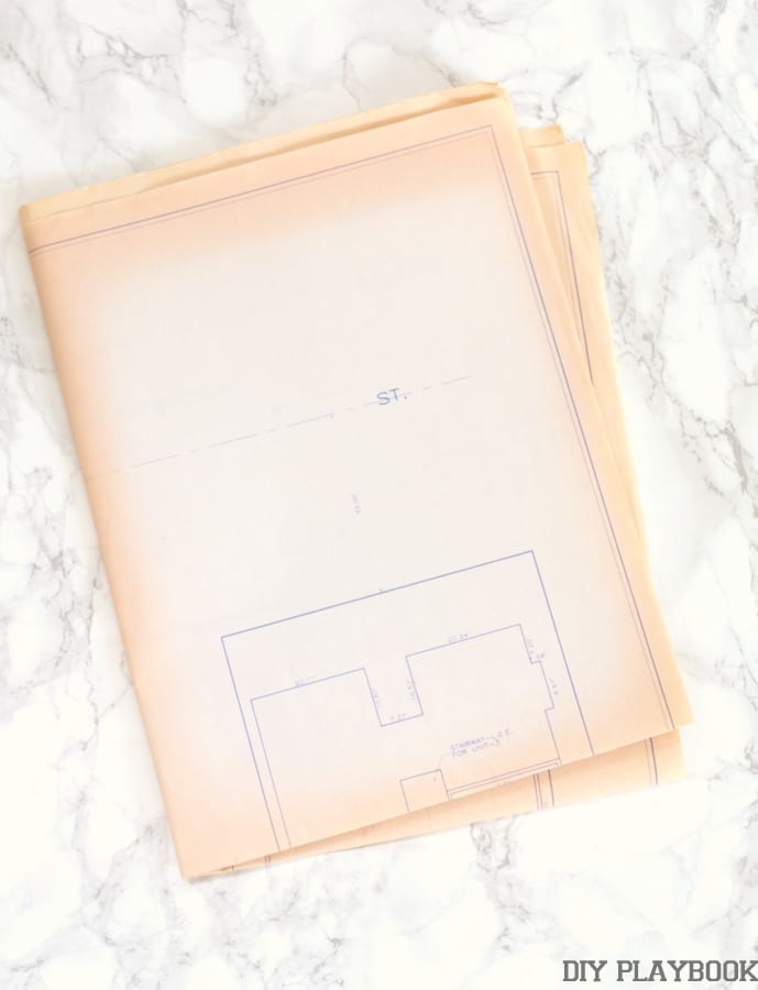 Blueprints of Building: Framed Home Blueprint Art | DIY Playbook