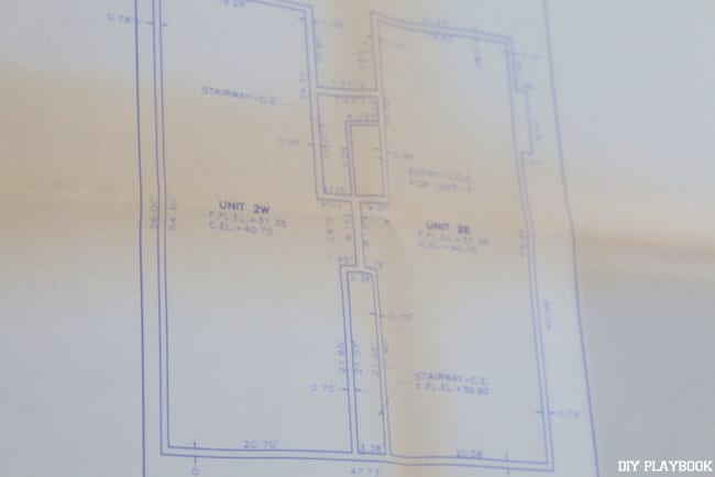 Second Level Blueprint Augusta: Framed Home Blueprint Art | DIY Playbook