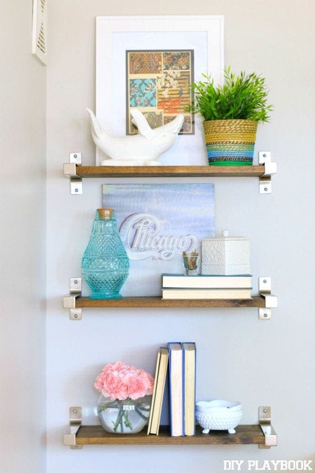 Ikea-Shelves-Styled