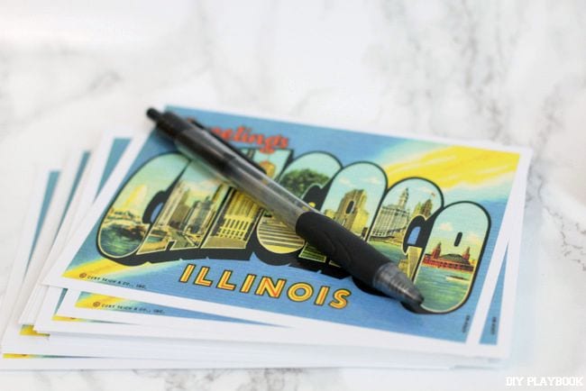 You just need to add addresses to your postcards for your new-home announcements.