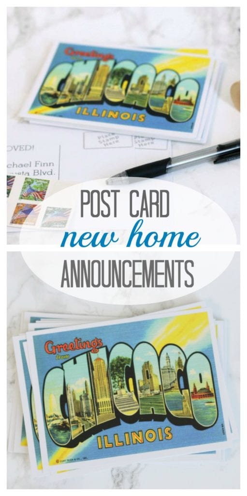 Use postcards for your new-home announcements! They're easy and fun!