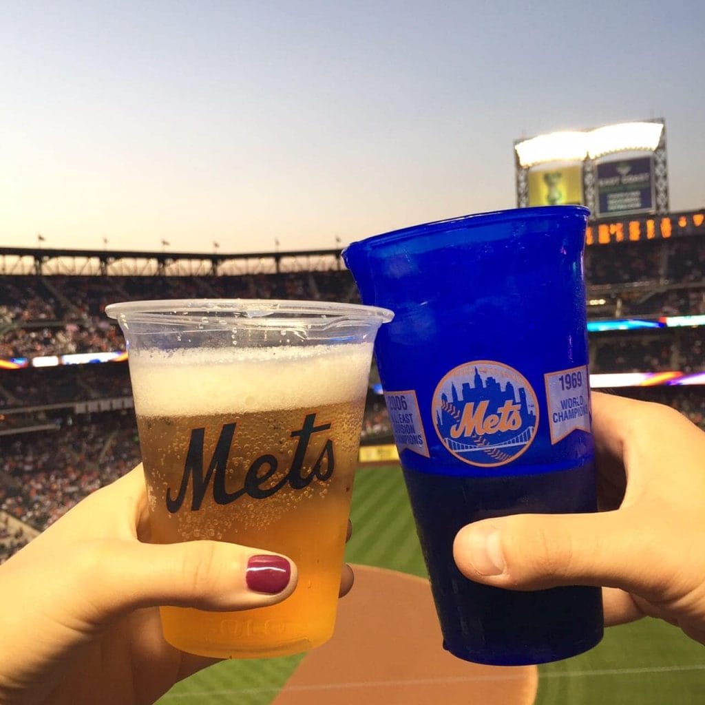 nothing pairs better than baseball and beer