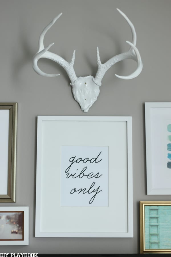 Antlers Good Vibes Only Maggie Gallery Wall