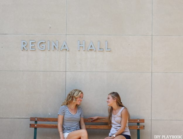 These two college girls will have their dorm rooms made over by Dormify. 