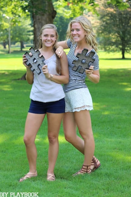 Both college students are thrilled with their new space. 