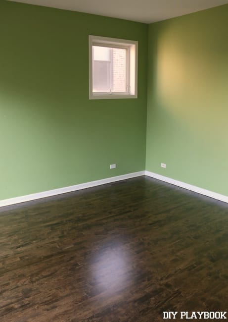 Here is our master bedroom after redoing the hardwood floors- the result is amazing!