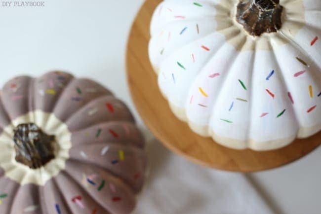 Make as many colors of the DIY Donut Pumpkin as your heart desires!