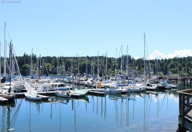 Seattle Weekend Recap: The Marina at Bainbridge Island. 