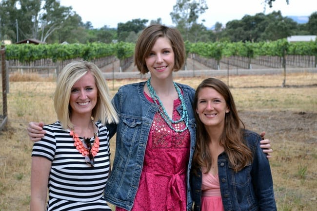 Bachelorette party in Sonoma 