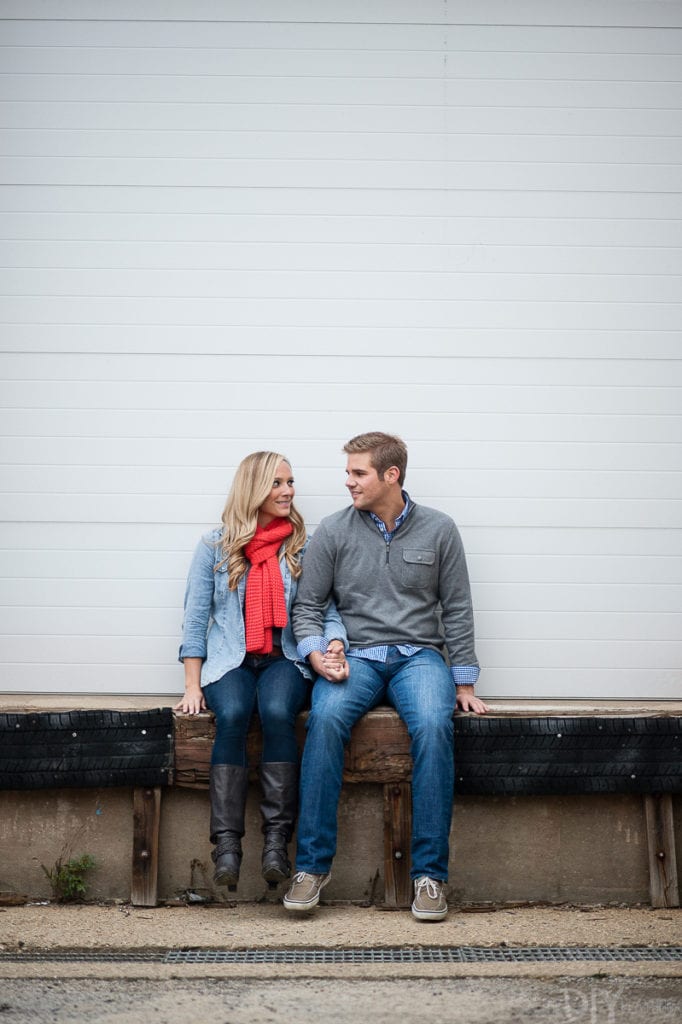 Casual engagement photos