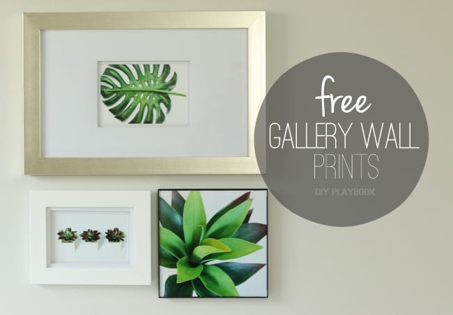 Free Gallery Wall Prints from DIY Playbook