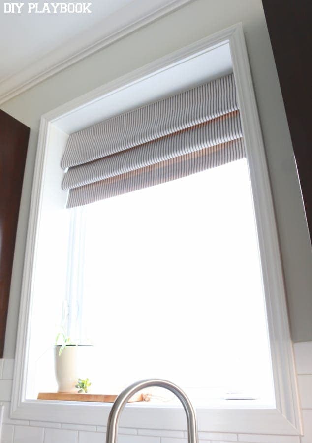 DIY Faux Roman Shade | DIY Playbook