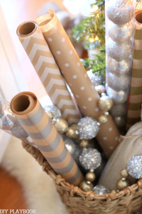 Match your wrapping paper to your Christmas Tree to take your tree decorating to the next level.