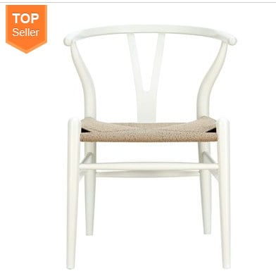 I love this modern white dining room chair and think it will be perfect in our new space. 