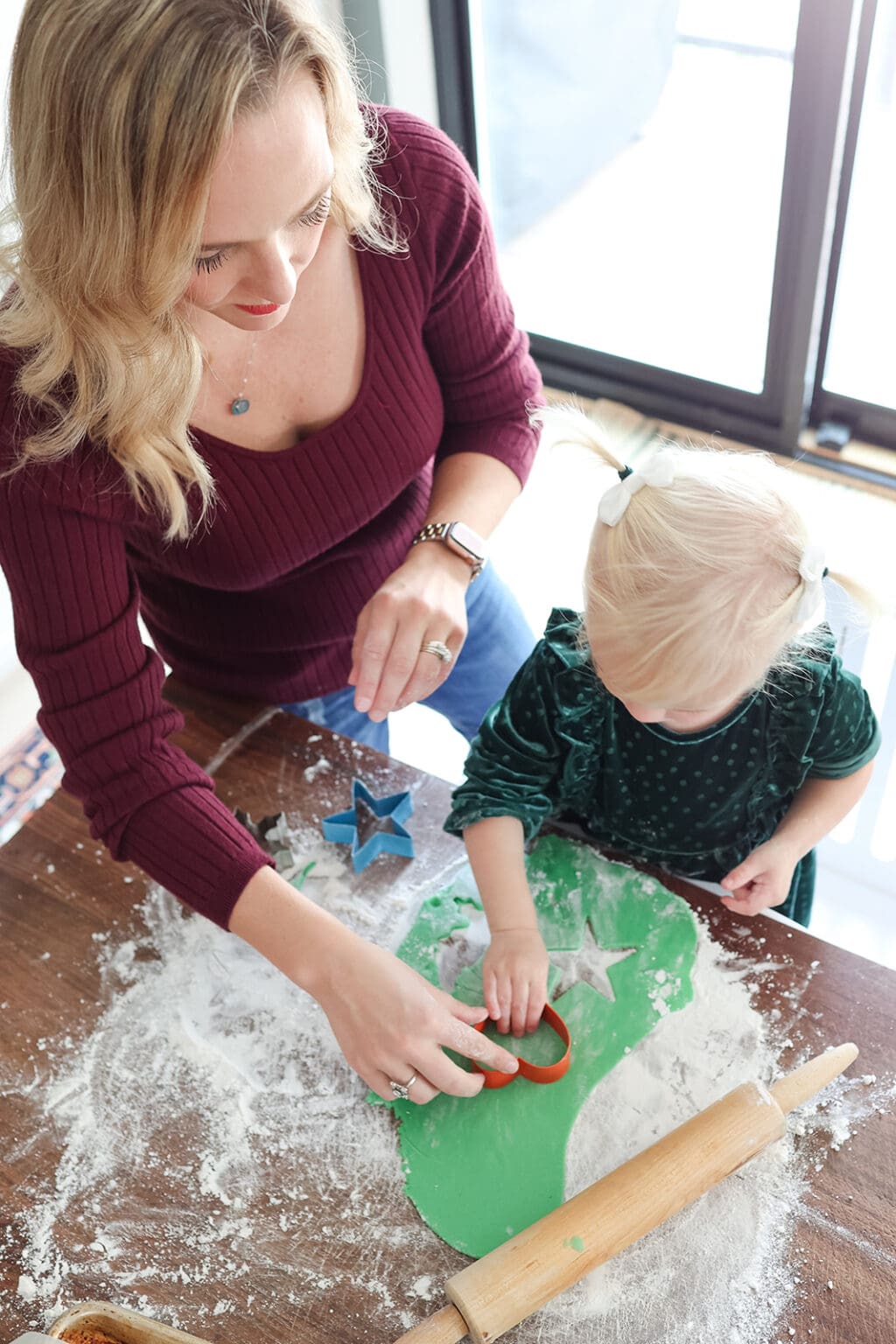 Christmas cookie decorating