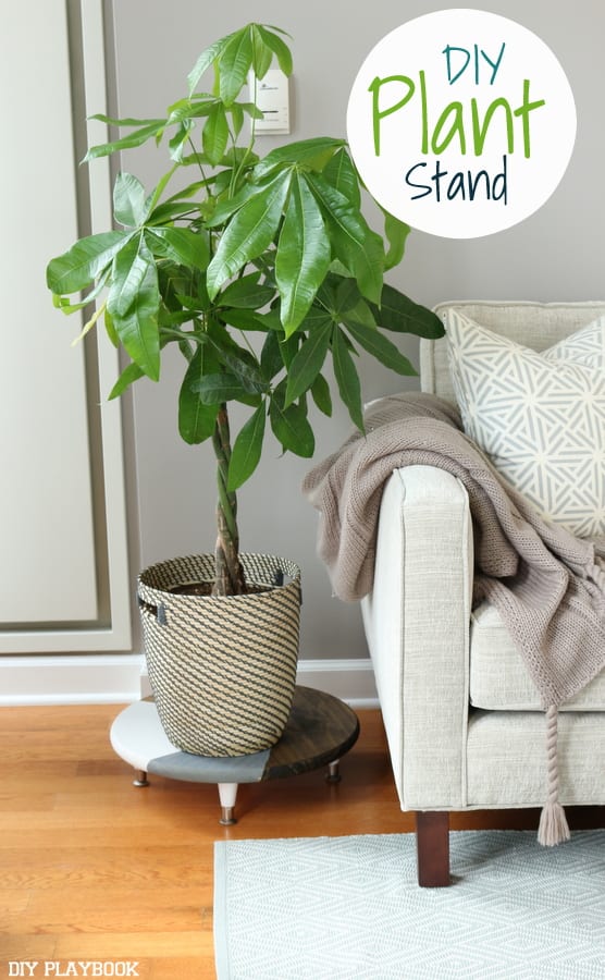 How to make an easy, chic DIY plant stand for your home.