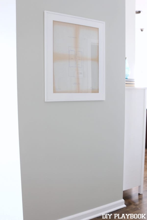 Framed Work: Framed Home Blueprint Art | DIY Playbook